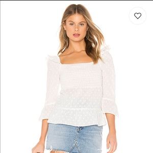 BB Dakota Pay Attention lightweight smocked top